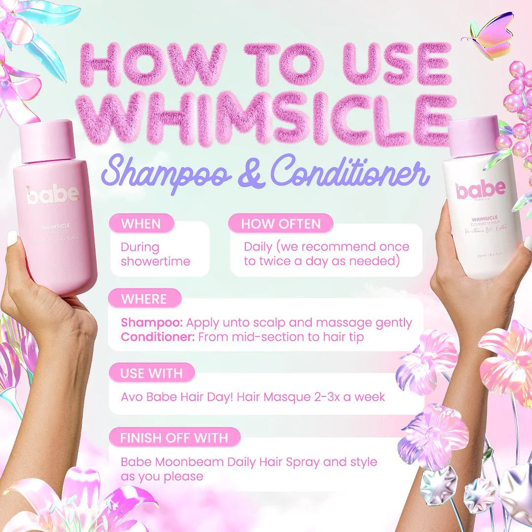 Babe Formula Whimsicle Shampoo and Conditioner - 250ml