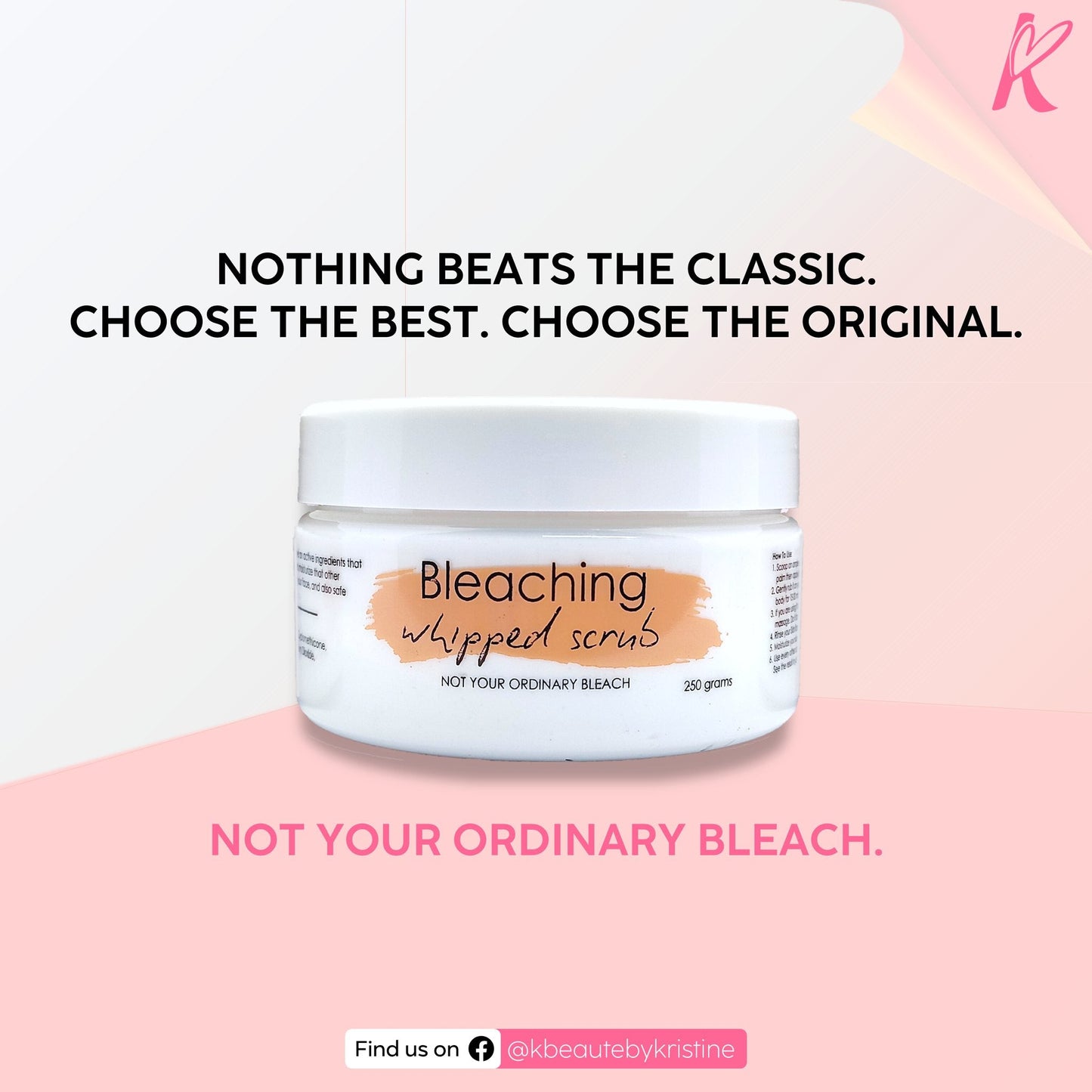 Bleaching Whipped Scrub