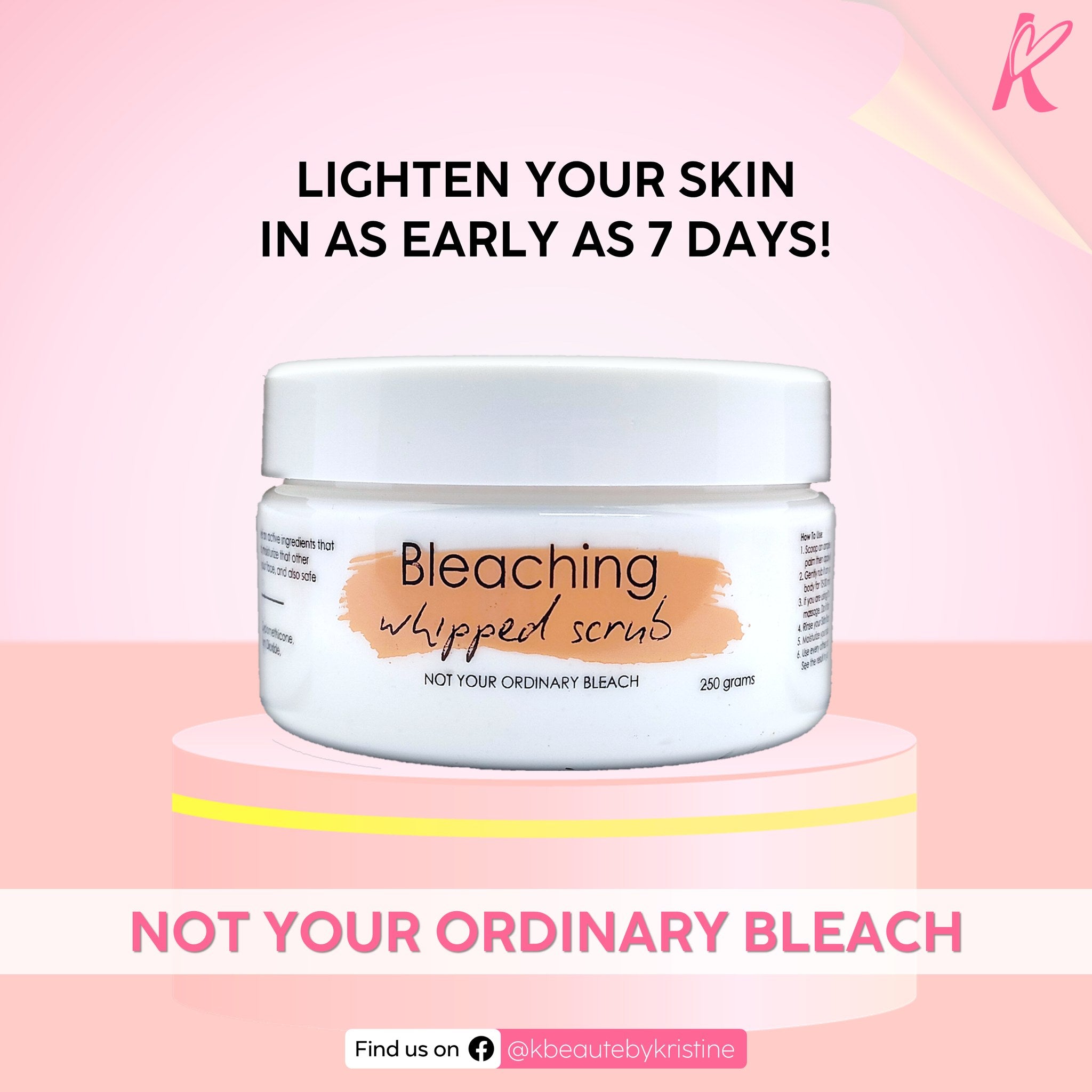 Bleaching Whipped Scrub – MAYARI BEAUTY